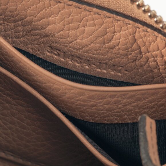 Gucci Soho Disco Rose Beige Leather GG Tassel Wallet - Picture 9 of 9